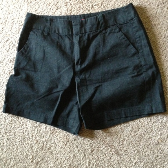 Black high waisted shorts