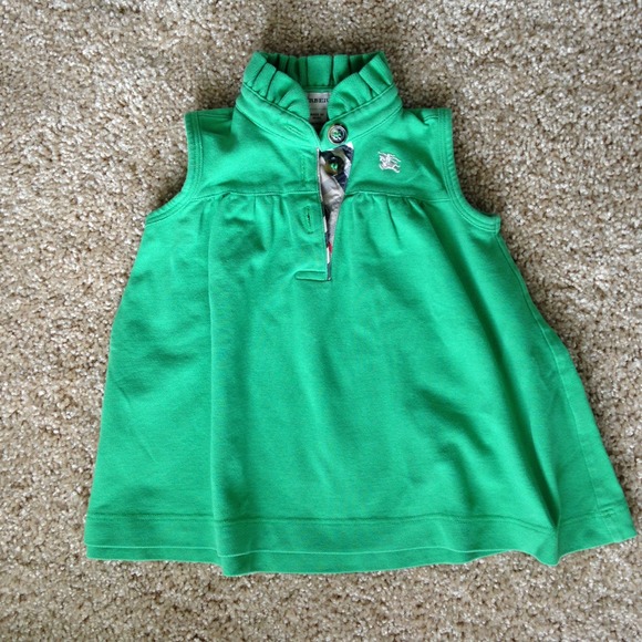 **SOLD** Burberry Infant Piqué Shirtdress