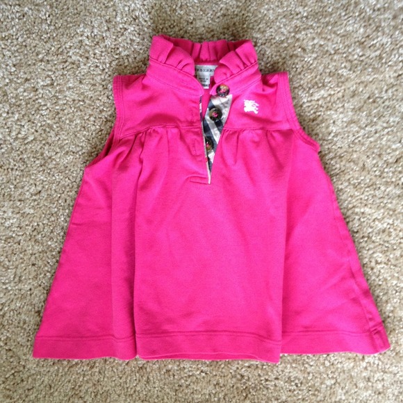 **SOLD** Burberry Infant Piqué Shirtdress