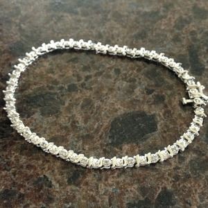 10k diamond tennis bracelet