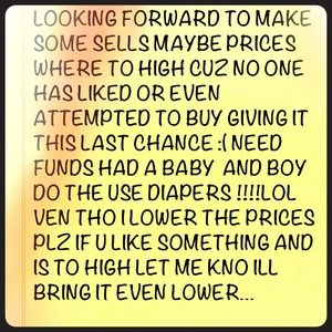 Lets sell ma closet stuff :-) PLZ HELP