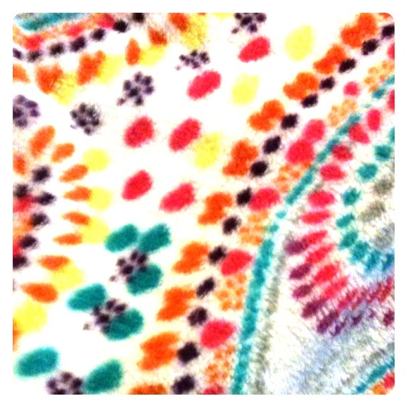 Cute fleece throw