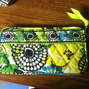 Limes up vera bradley wristlet