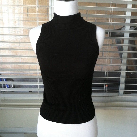 Chanel Black Turtle Neck