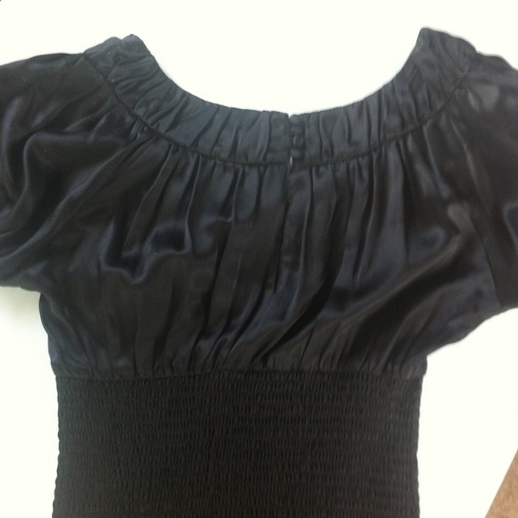 Kensie 100% silk black top. Gorgeous. - Picture 4 of 4