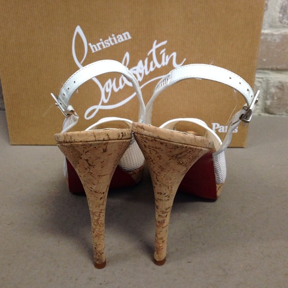 Christian Louboutin Architek Nappa Bianco 38.5 - Picture 3 of 4