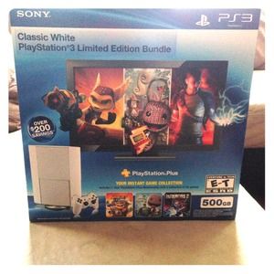 Ps3 500g brand new in the box comes with 5 games