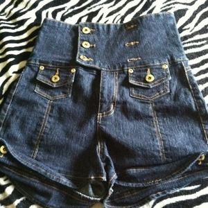 High waist shorts