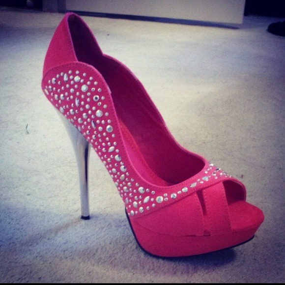 RESERVED coral heels