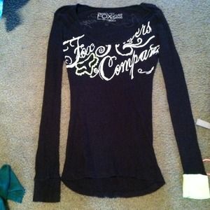 Long sleeve fox & company shirt