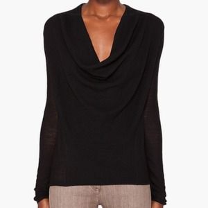Helmut Lang Wool Cowl Neck Sweater