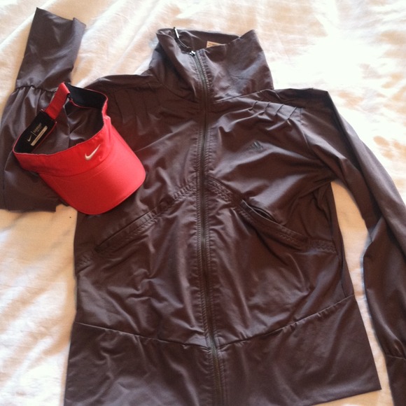 Bundle: Adidas jacket and turquoise pullover