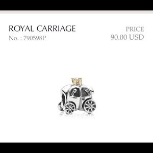 Authentic Pandora Charm. Royal Carriage Charm