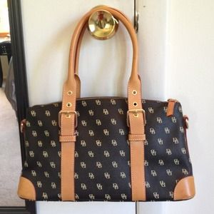 Dooney & Bourke signature domed leather satchel
