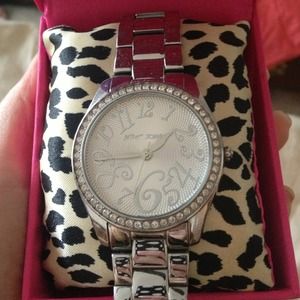 Betsy Johnson Silver Watch