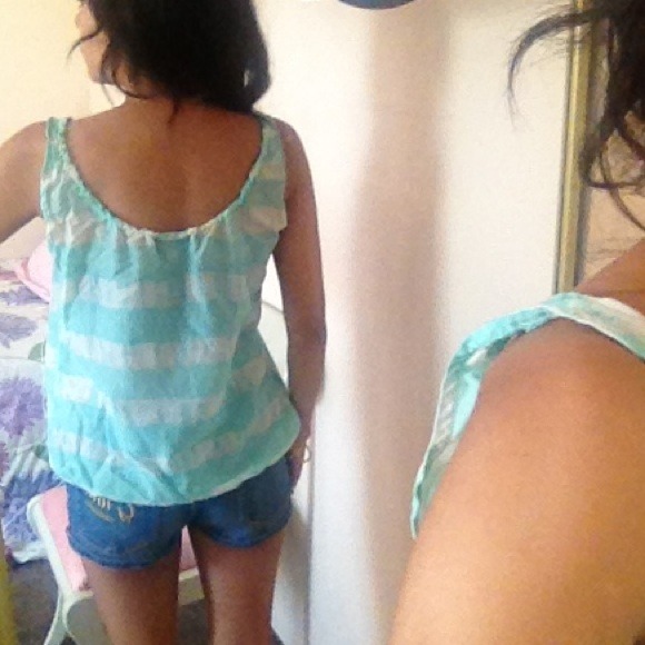 ❌❌SOLD in bundle!! Loft mint top! - Picture 2 of 4