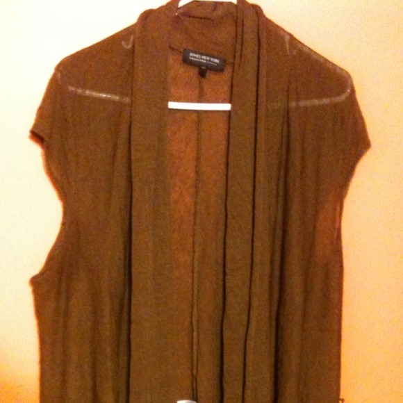 TRADED!! Copper color short sleeve cardigan