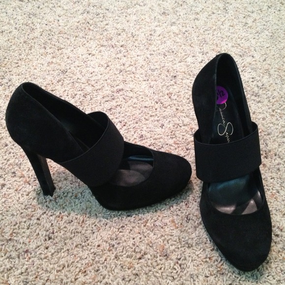 Jessica Simpson Shoes - Reduced!!   Jessica Simpson black suede heels
