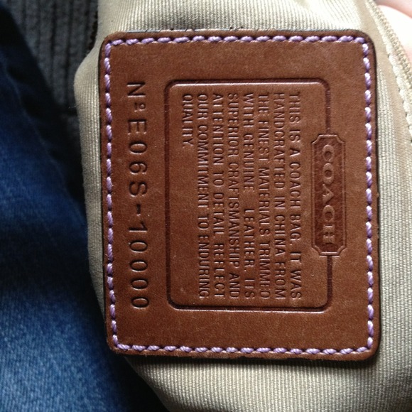 Coach patchwork purse - Picture 4 of 4