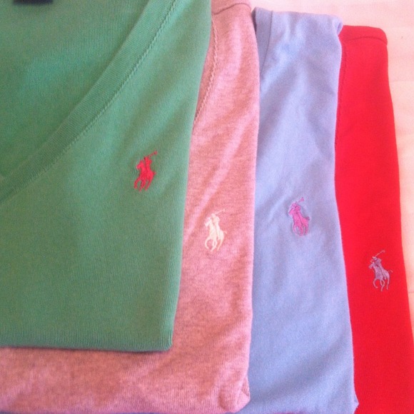 4 Ralph Lauren Polo tshirts