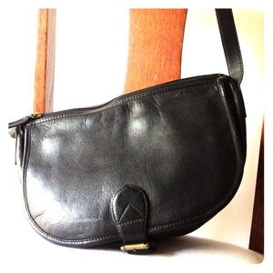 Over the shoulder leather hobo bag