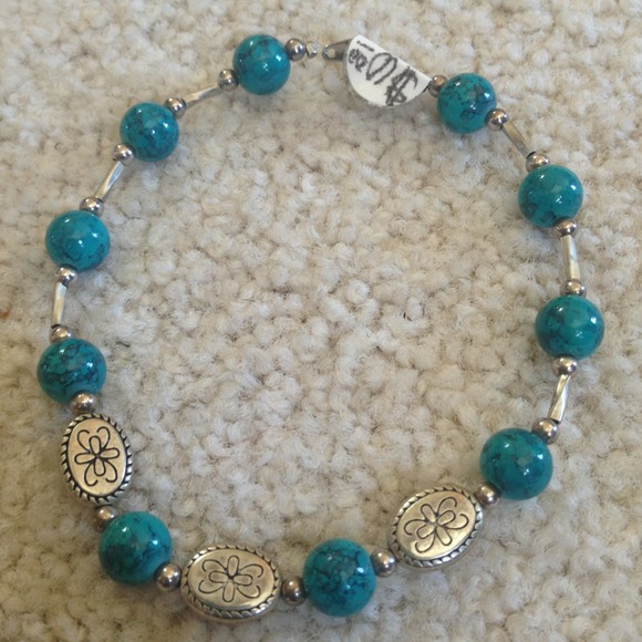 🚫SOLD🚫Turquoise beaded bracelet!