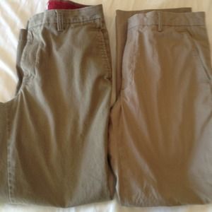 2 pair of men's khakis