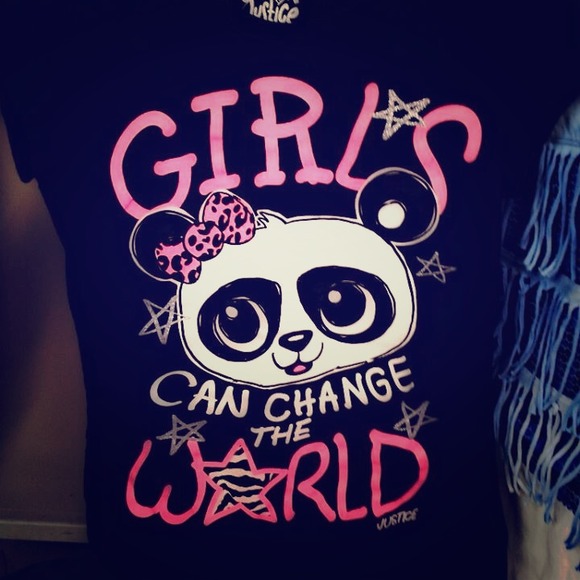 Justice girls can change the world tee - Picture 1 of 1