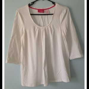 Maternity Stretch White Top