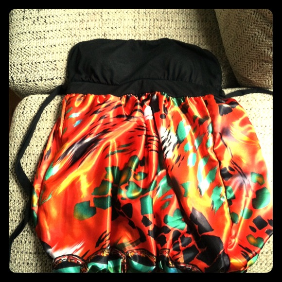 Colorful pattern dress