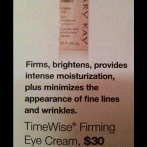 Mary Kay firming eye cream 👀