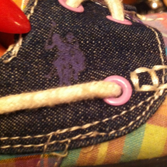 Ralph Lauren slide on shoes! - Picture 2 of 4