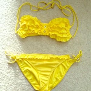 Yellow bikini