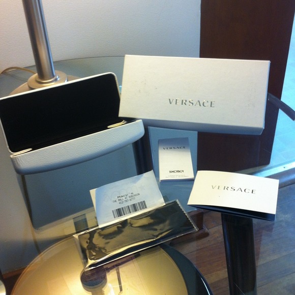 SOLD NWOT Versace Shield Sunglasses - Picture 2 of 4