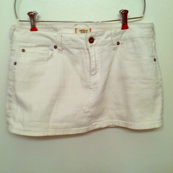 White denim skirt, 2 available