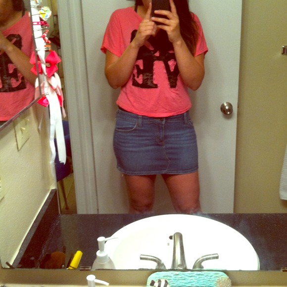 Denim skirt