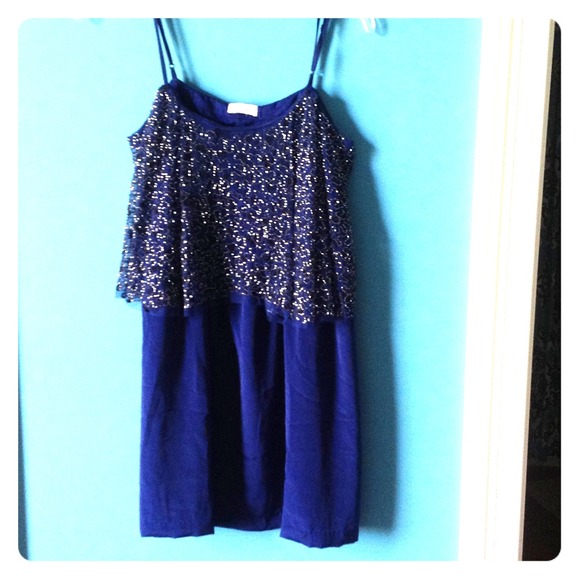 Blue dress