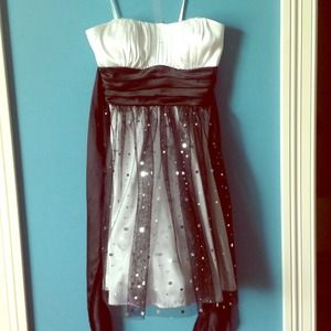 Black and white dress