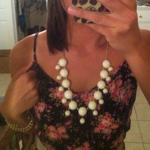 ***SOLD*** Ivory bubble necklace
