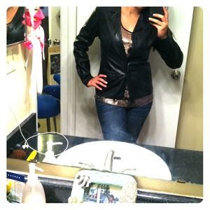 Motorcycle leather jacket