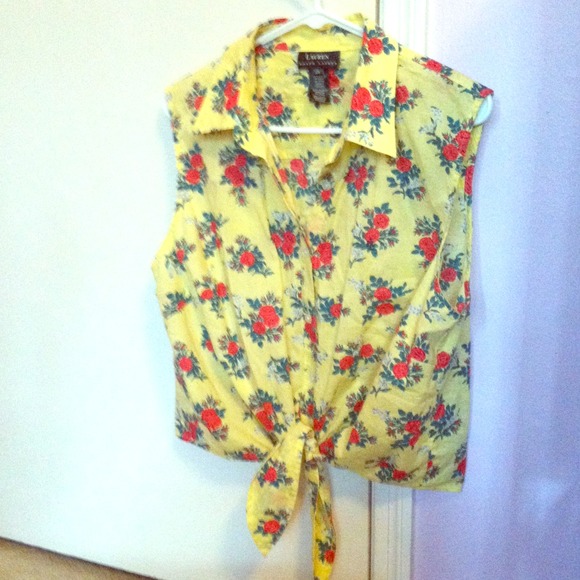 Vintage Pinup Style Crop Top - Lauren by RLauren