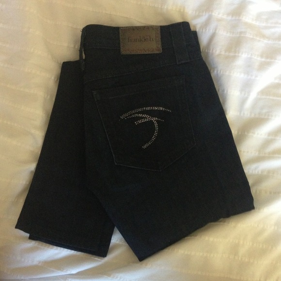 Blue skinny dark denim Frankie B. jeans size 25