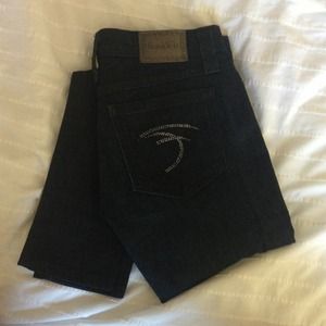 Blue skinny dark denim Frankie B. jeans size 25