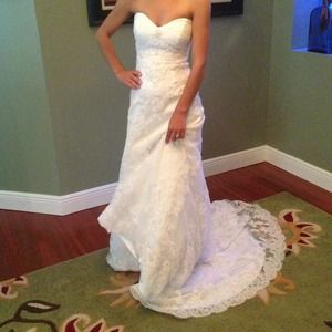 Casablanca wedding dress.