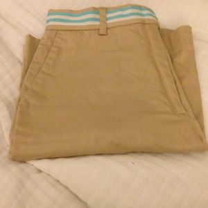 Lily Pulitzer khaki Bermuda shorts
