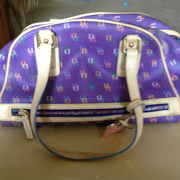 SOLD on eBay 
Dooney & Bourke purple purse