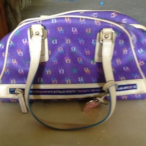 SOLD on eBay 
Dooney & Bourke purple purse