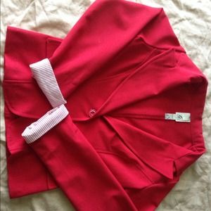 Red blazer