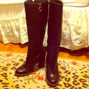 BCBG Tall Brown Boots