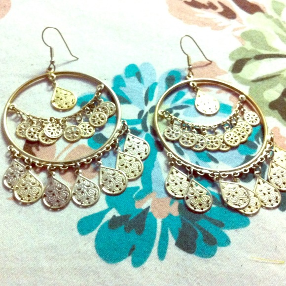 Golden earrings